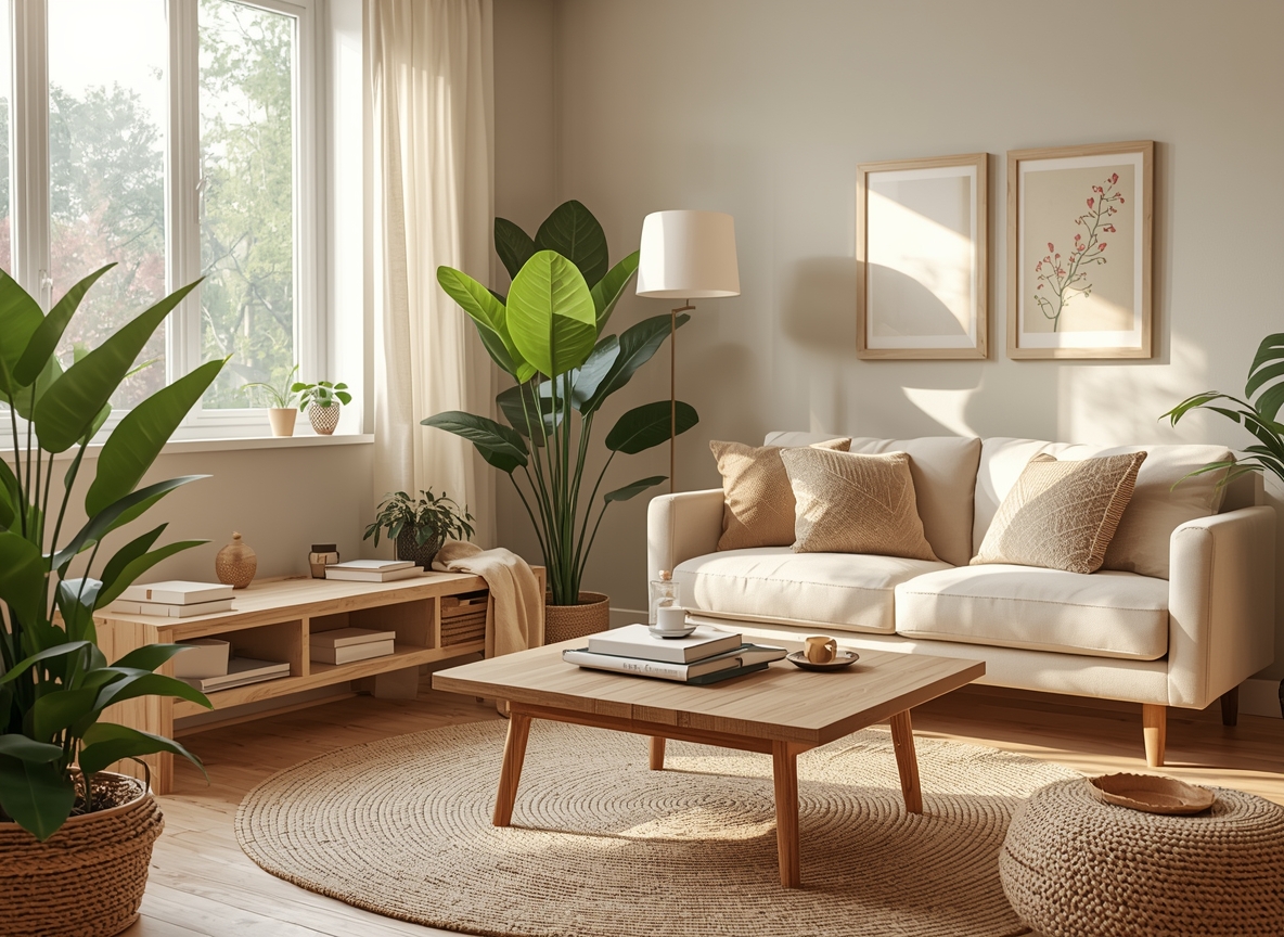 Thoughtfully arranged home scene for daily restoration